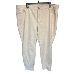 Lane Bryant Low Rise‎ Skinny Jeans Size 20 Ivory